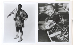 MUHAMMAD ALI & JOE FRAZIER BOXING AUTOGRAPHS 