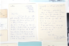 ACTOR AUTOGRAPHS - HEPBURN, CUSHING, & HAVILLAND