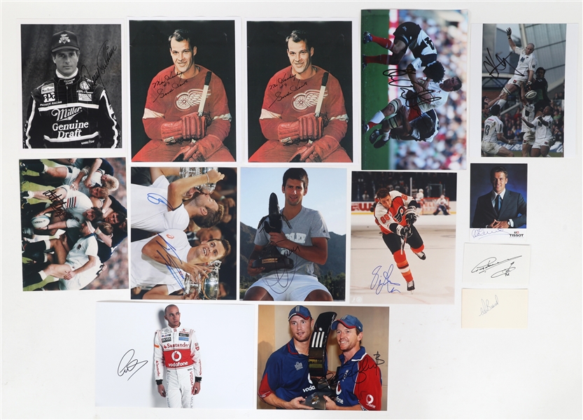 ATHLETE AUTOGRAPHS - PALMER, OWEN, & HOWE