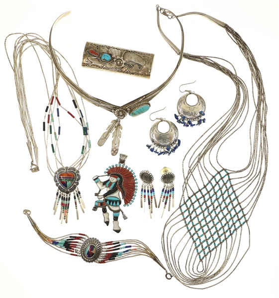 STERLING SILVER SOUTHWESTERN STYLE JEWELRY