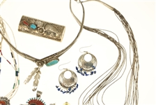 STERLING SILVER SOUTHWESTERN STYLE JEWELRY
