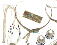 STERLING SILVER SOUTHWESTERN STYLE JEWELRY