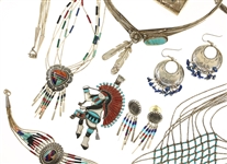 STERLING SILVER SOUTHWESTERN STYLE JEWELRY