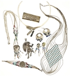 STERLING SILVER SOUTHWESTERN STYLE JEWELRY