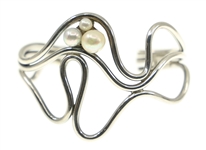 STERLING SILVER FASHION CUFF BRACELETS
