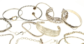 STERLING SILVER FASHION BRACELETS 