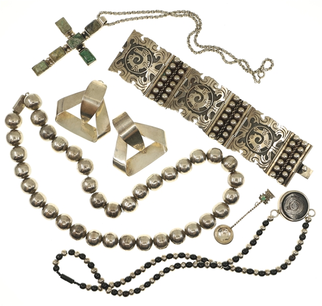 STERLING SILVER MEXICAN FASHION JEWELRY