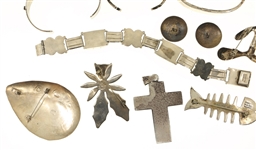 STERLING SILVER MEXICAN & SOUTHWESTERN FASHION JEWELRY