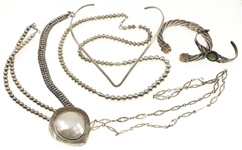 STERLING SILVER FASHION JEWELRY - BRACELETS & NECKLACES