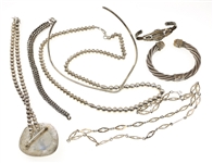 STERLING SILVER FASHION JEWELRY - BRACELETS & NECKLACES