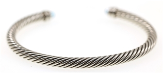DAVID YURMAN STERLING SILVER CABLE & BRAIDED BRACELETS 