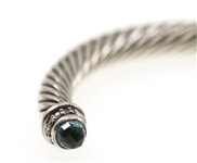 DAVID YURMAN STERLING SILVER CABLE & BRAIDED BRACELETS 