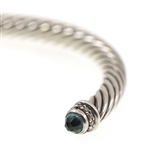 DAVID YURMAN STERLING SILVER CABLE & BRAIDED BRACELETS 