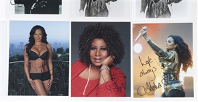 MUSICIAN AUTOGRAPHS - SPICE GIRLS, FRANKLIN, & LABELLE