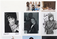 MUSICIAN AUTOGRAPHS - SPICE GIRLS, FRANKLIN, & LABELLE