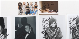 MUSICIAN AUTOGRAPHS - SPICE GIRLS, FRANKLIN, & LABELLE