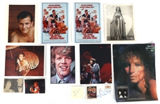 SINGER AUTOGRAPHS - STREISAND, SINATRA, NOONE