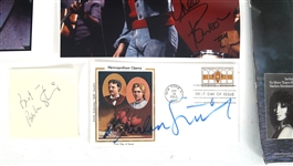 SINGER AUTOGRAPHS - STREISAND, SINATRA, NOONE