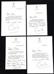 CAMILLA QUEEN CONSORT AUTOGRAPHED LETTERS 