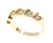 14K YELLOW GOLD 0.55 CTW DIAMOND FASHION BAND 