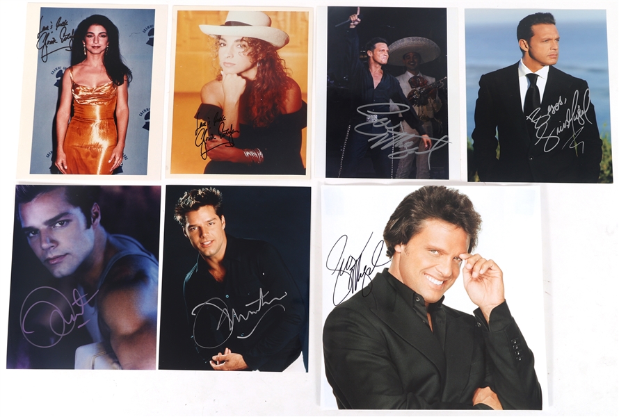 LATIN POP MUSICIAN AUTOGRAPHS - MIGUEL, MARTIN, ESTEFAN