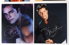 LATIN POP MUSICIAN AUTOGRAPHS - MIGUEL, MARTIN, ESTEFAN