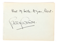 ENTERTAINER AUTOGRAPHS - RICK SPRINGFIELD, JAMIE BELL