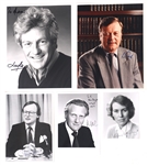 BRITISH POLITICAL AUTOGRAPHS - BOTTOMLY, GUMMER, ANSON