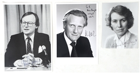BRITISH POLITICAL AUTOGRAPHS - BOTTOMLY, GUMMER, ANSON