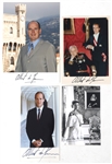 PRINCE ALBERT II & PRINCESS CAROLINE AUTOGRAPHS 