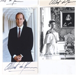 PRINCE ALBERT II & PRINCESS CAROLINE AUTOGRAPHS 