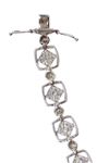 14K WHITE GOLD 1.30 CTW DIAMOND BRACELET 