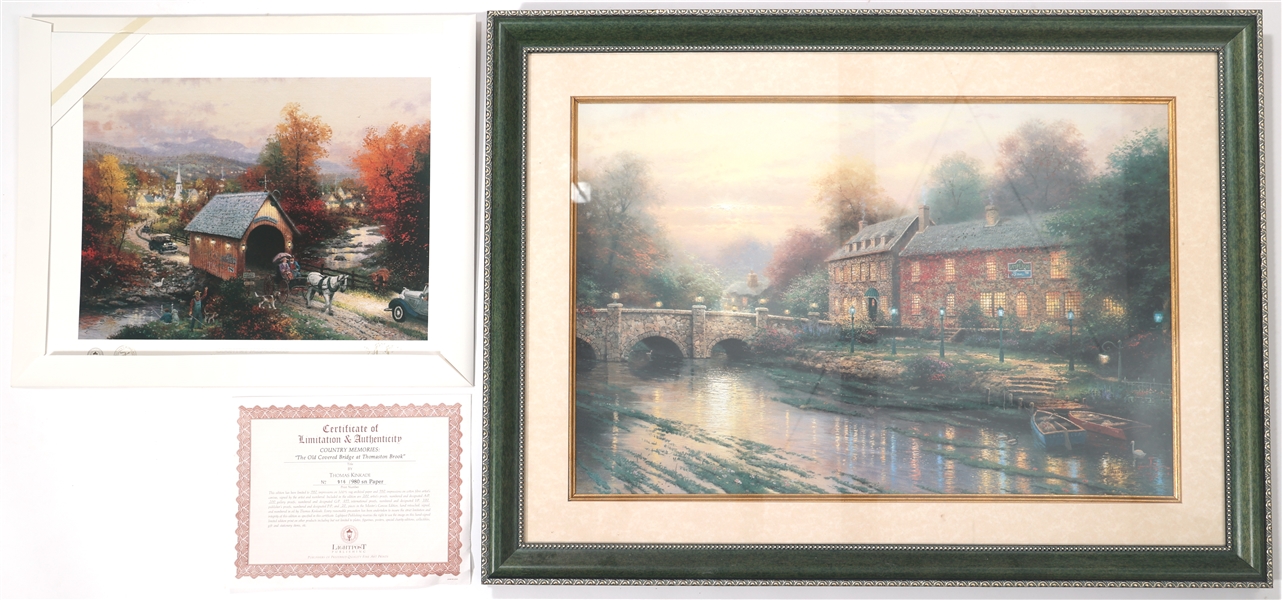 THOMAS KINKADE LITHOGRAPH PRINTS 