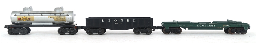LIONEL O GAUGE MODEL TRAIN CARS