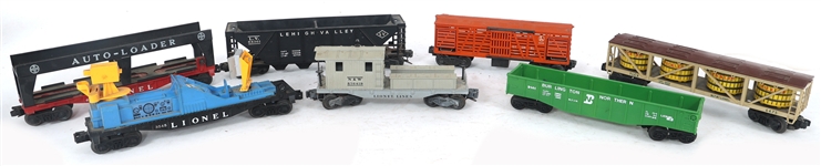 LIONEL O GAUGE MODEL TRAIN CARS 