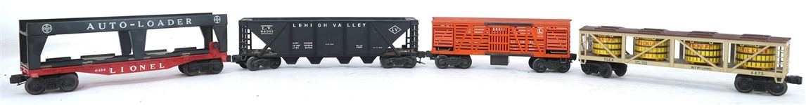 LIONEL O GAUGE MODEL TRAIN CARS 