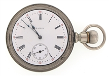 MEN'S ELGIN NICKEL CASE POCKET WATCH