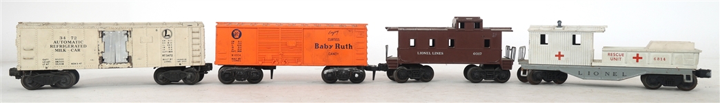 LIONEL O GAUGE MODEL TRAIN CARS