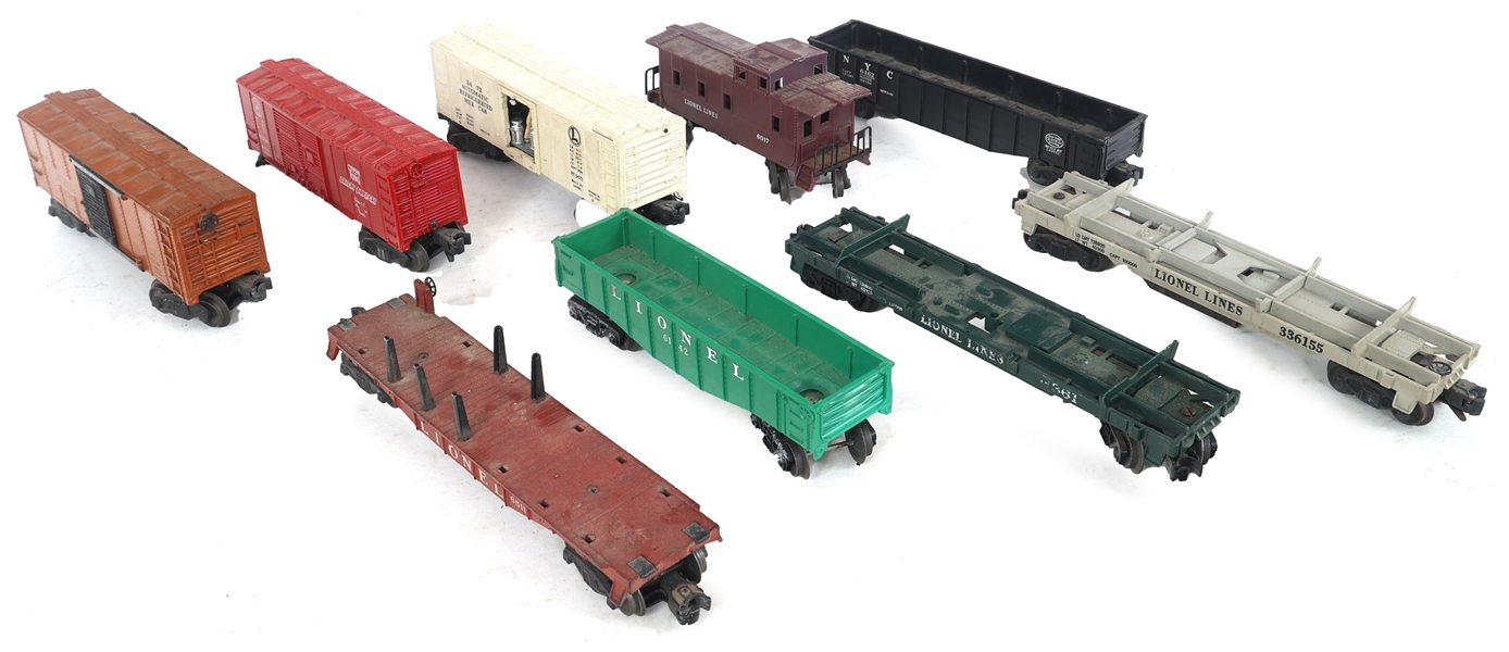 LIONEL O GAUGE MODEL TRAIN CARS 