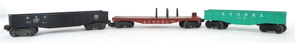 LIONEL O GAUGE MODEL TRAIN CARS 