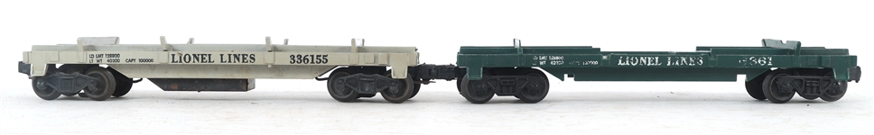 LIONEL O GAUGE MODEL TRAIN CARS 
