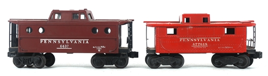 LIONEL O GAUGE MODEL TRAIN CARS & LOCOMOTIVE