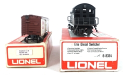 LIONEL O GAUGE MODEL TRAIN CARS & LOCOMOTIVE
