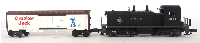 LIONEL O GAUGE MODEL TRAIN CARS & LOCOMOTIVE