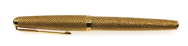 18K YELLOW GOLD CASE PARKER PIAGET FOUNTAIN PEN