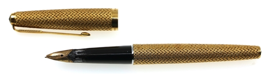 18K YELLOW GOLD CASE PARKER PIAGET FOUNTAIN PEN