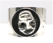 STERLING SILVER JACOB HULL BRUTALIST CUFF BRACELET
