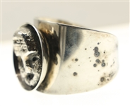 STERLING SILVER JACOB HULL BRUTALIST CUFF BRACELET