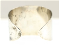 STERLING SILVER JACOB HULL BRUTALIST CUFF BRACELET