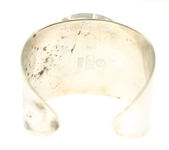 STERLING SILVER JACOB HULL BRUTALIST CUFF BRACELET